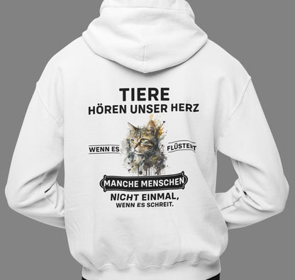 Tiere hören unser Herz - Oversized Hoodie