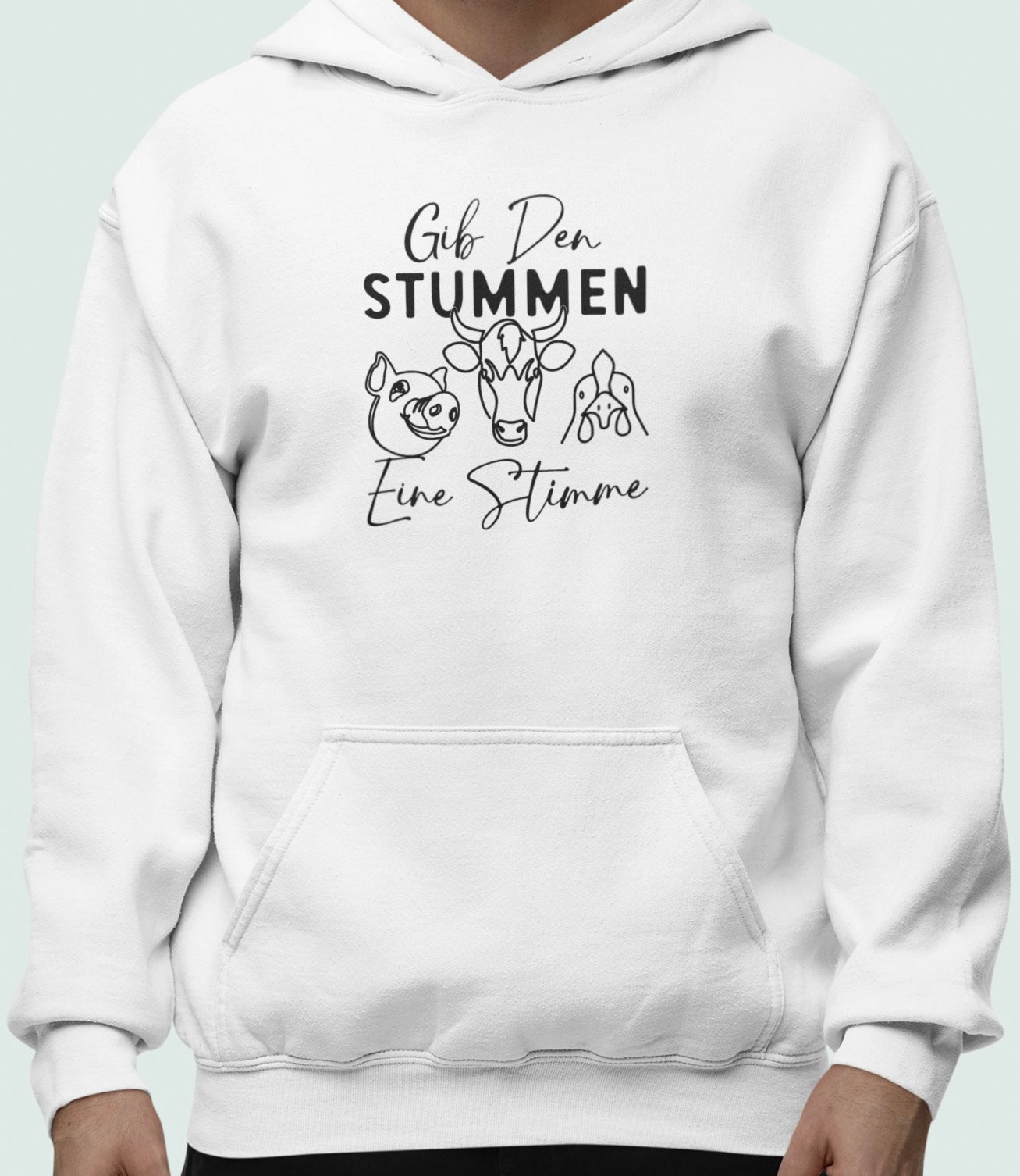 Gib den Stummen eine Stimme - Oversized Hoodie