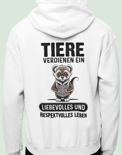 Tiere verdienen Respekt - Oversized Hoodie