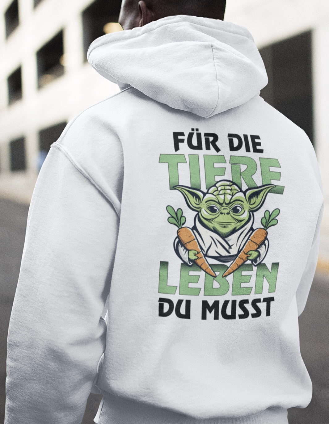 Für die Tiere leben du Musst - Oversized Hoodie