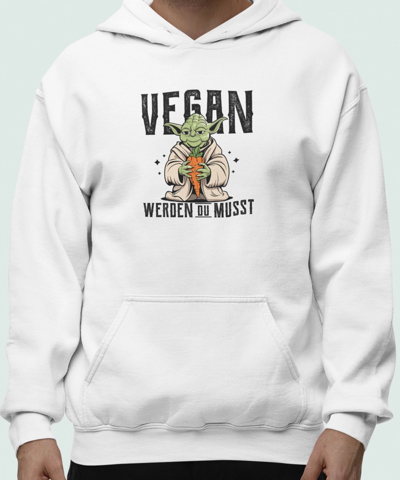 Vegan werden Du musst - Oversized Hoodie