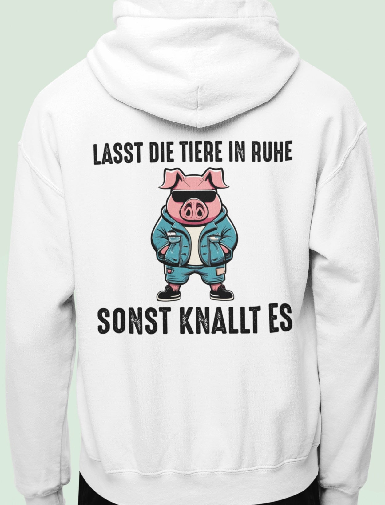 Lasst die Tiere in Ruhe - Oversized Hoodie