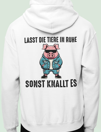 Lasst die Tiere in Ruhe - Oversized Hoodie