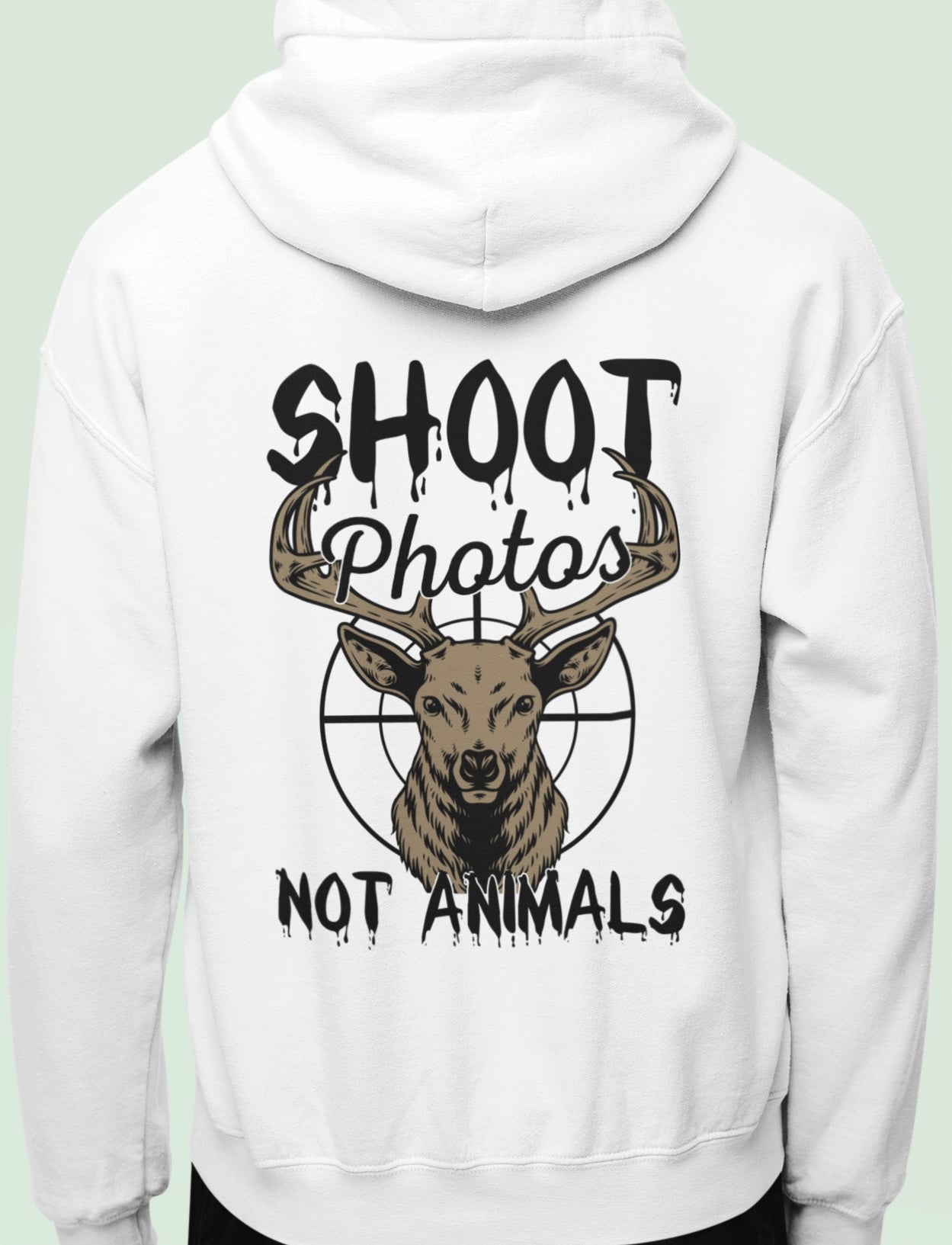 Shoot photos not animals - Oversized Hoodie