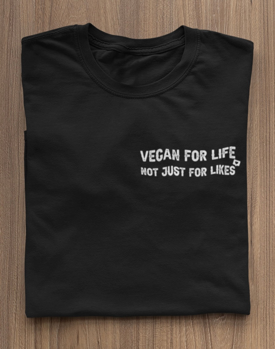 Vegan for life not just for likes - Premium Shirt