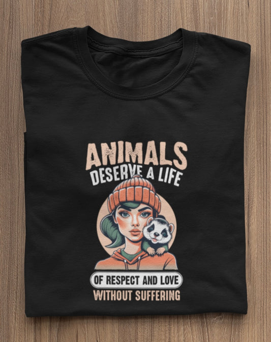 Animals deserve respect - Premium Shirt