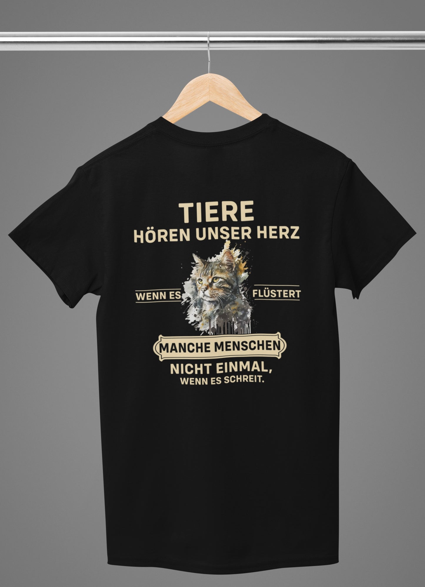 Tiere hören unser Herz - Premium Shirt