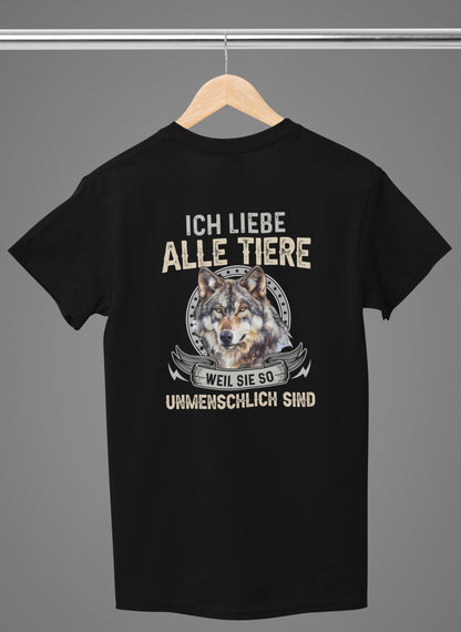 Ich liebe alle Tiere - Premium Shirt