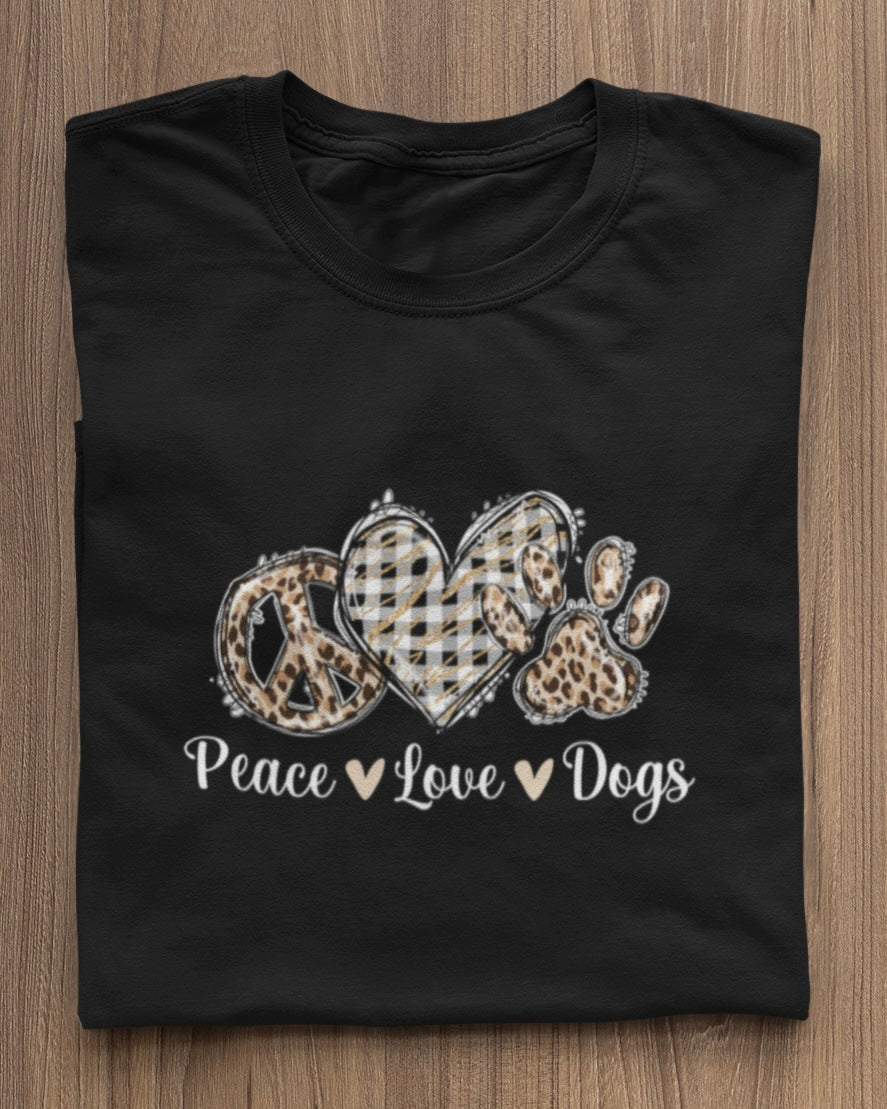 Peace,Love and Dogs - Premium Shirt