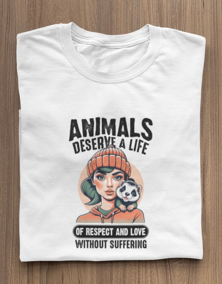 Animals deserve respect - Premium Shirt