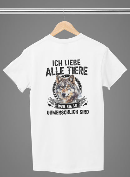 Ich liebe alle Tiere - Premium Shirt