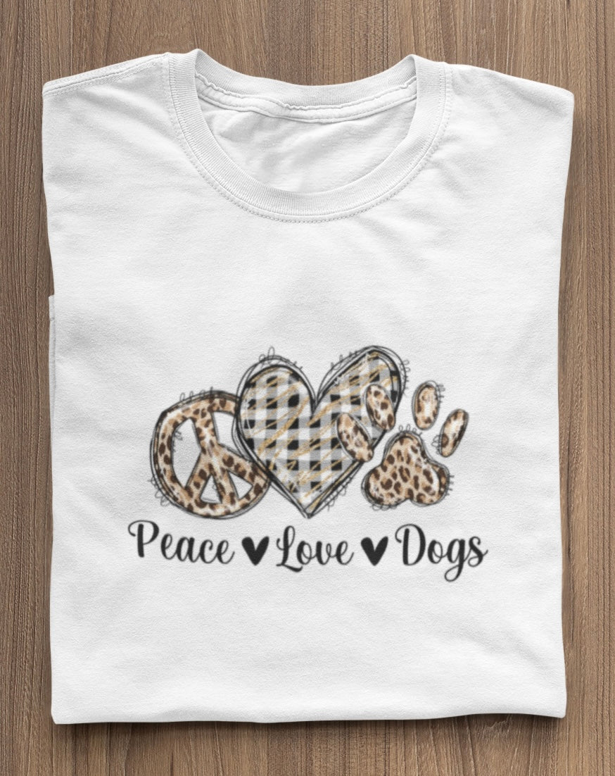 Peace,Love and Dogs - Premium Shirt