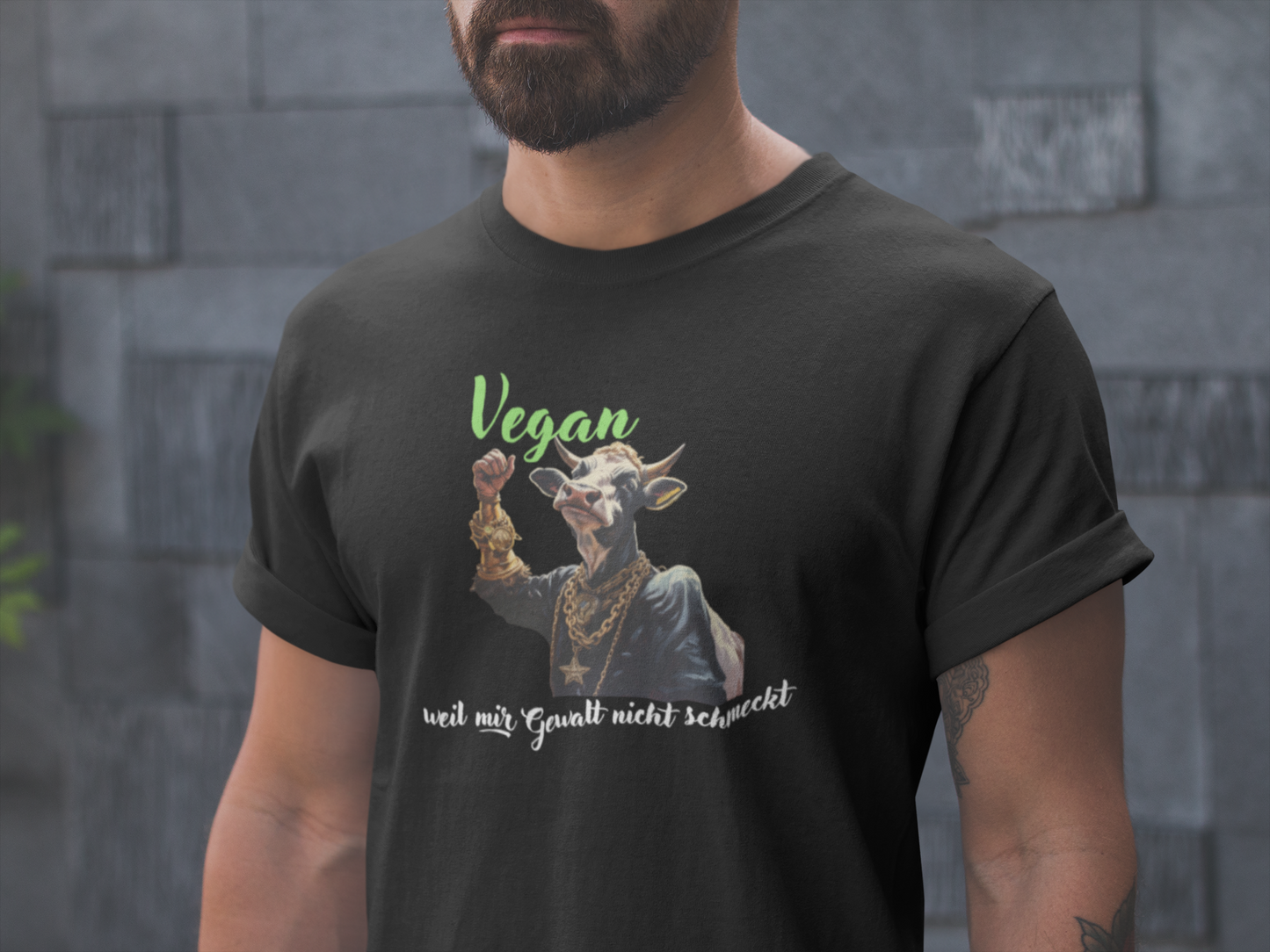 Vegan weil mir Gewalt nicht schmeckt - Oversize Shirt