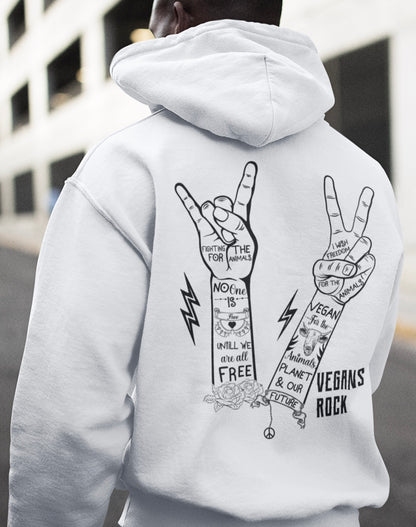 Vegans Rock - Oversized Hoodie