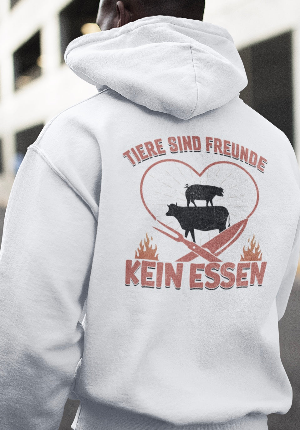 Tiere sind Freunde - Oversized Hoodie