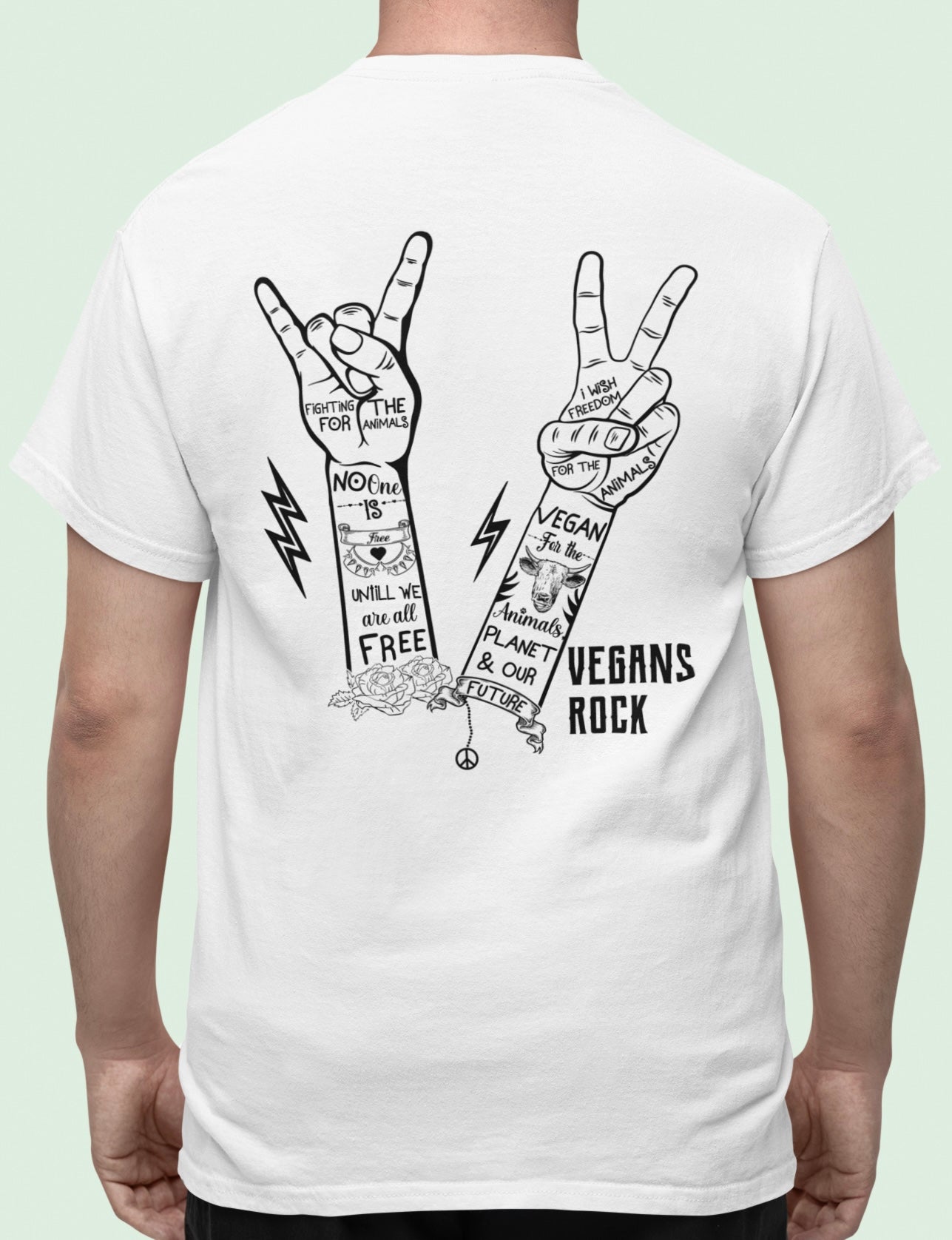 Vegans Rock - Oversize Shirt