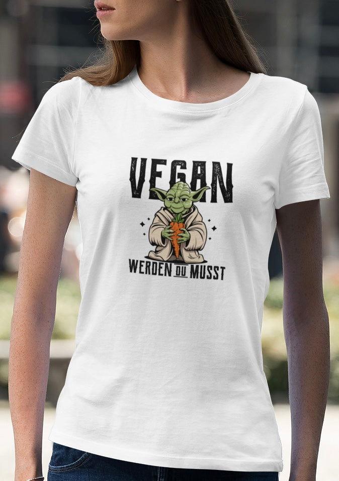 Vegan werden Du musst - Frauen Premium Shirt