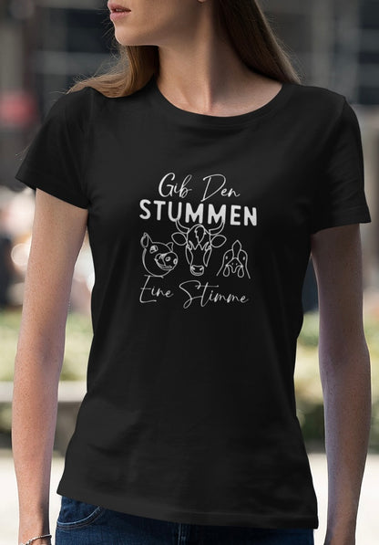 Gib den Stummen eine Stimme - Frauen Premium Shirt