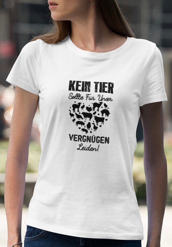 Kein Tier sollte leiden - Frauen Premium Shirt