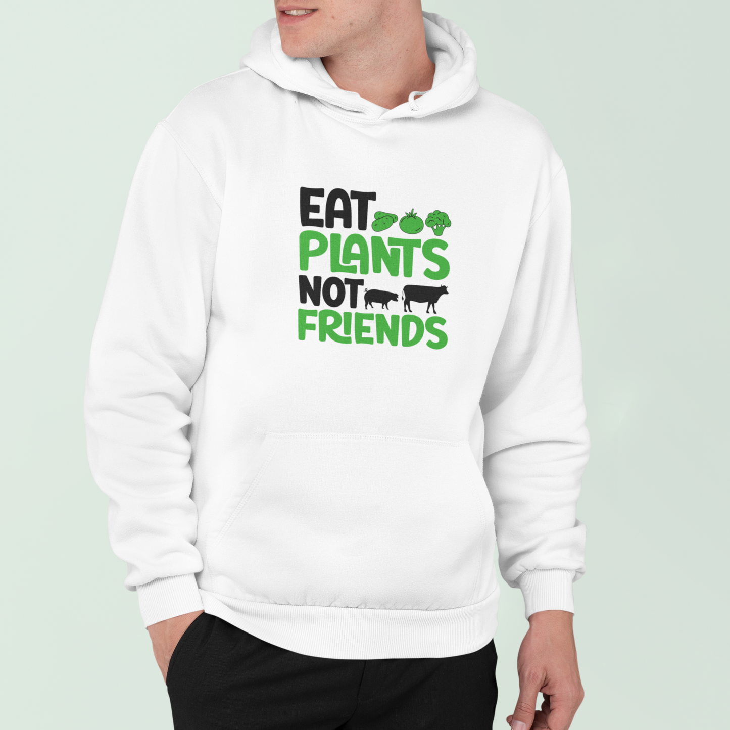 Eat Plants, Not Friends - Premium Hoodie