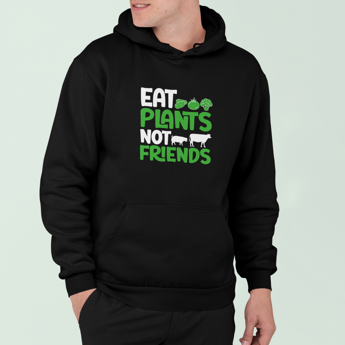 Eat Plants, Not Friends - Premium Hoodie