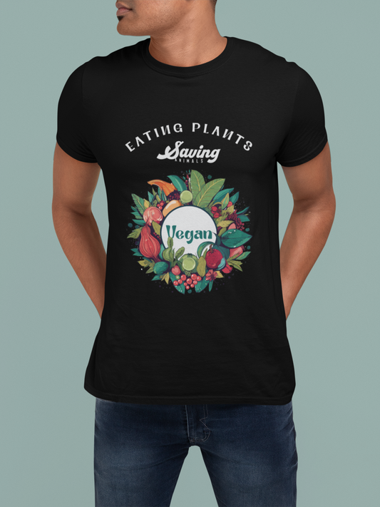 Eating Plants, Saving Animals - Premium Shirt