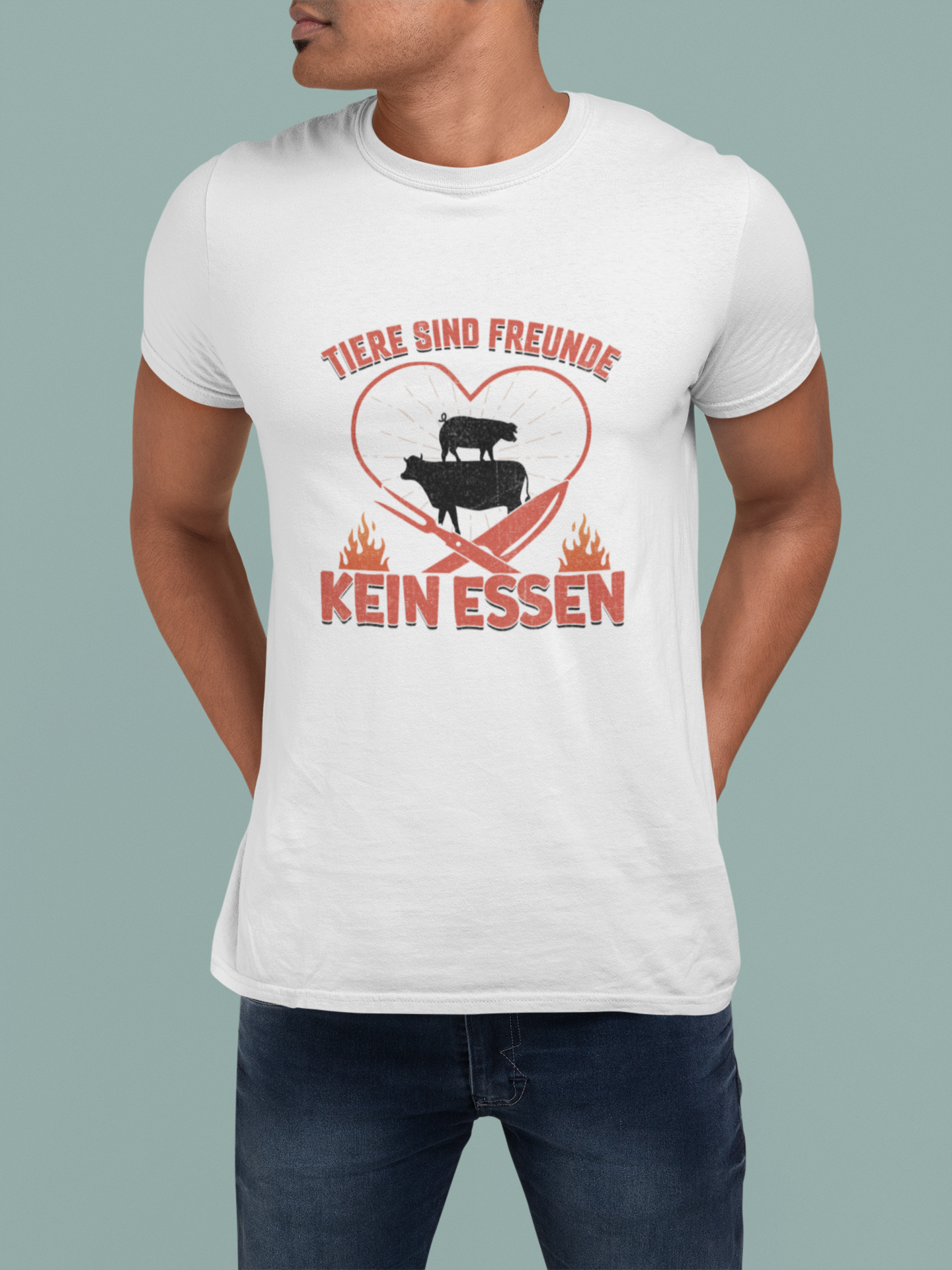 Tiere sind Freunde - Premium Shirt