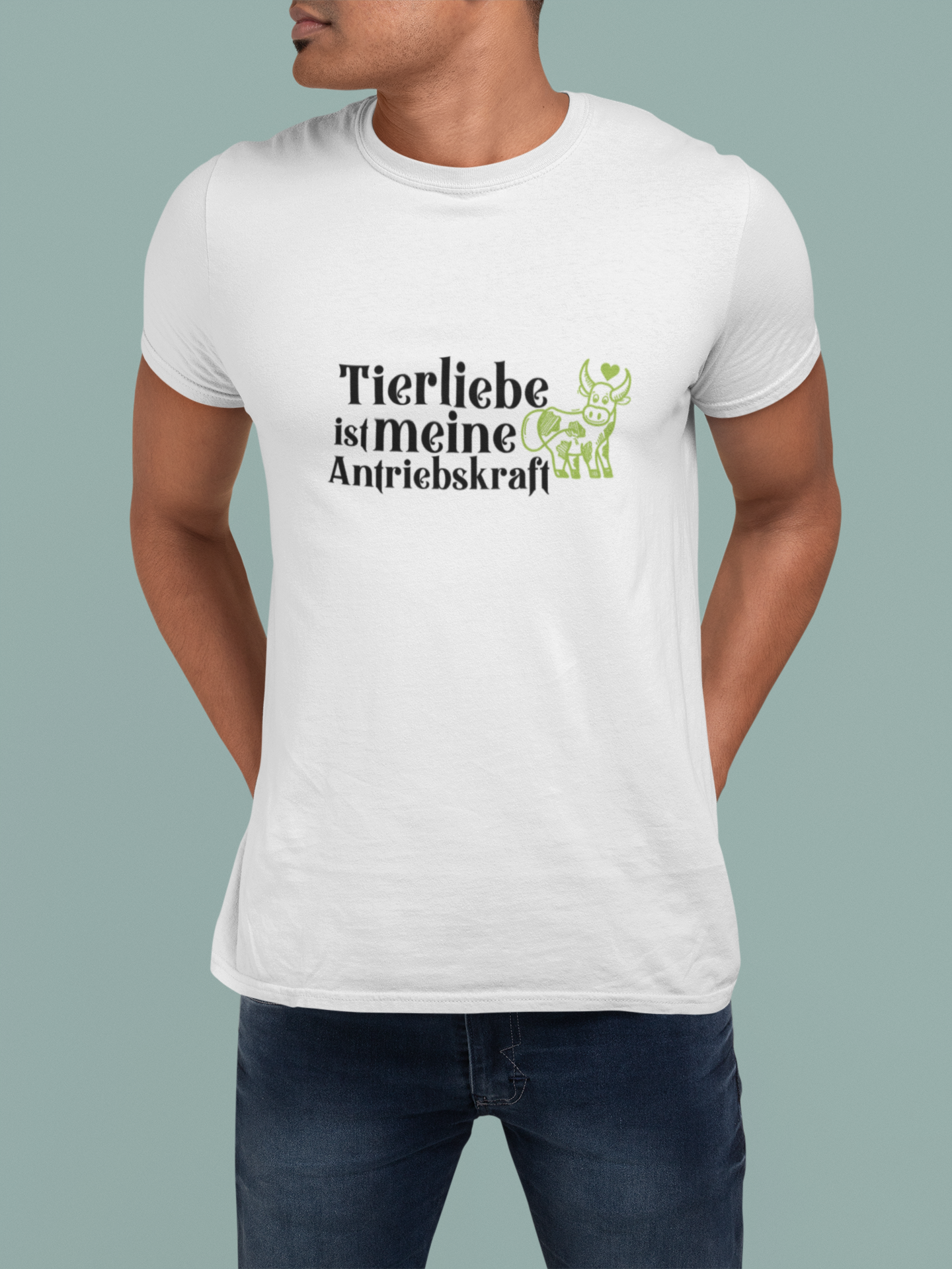 Tierliebe ist meine Antriebskraft - Premium Shirt